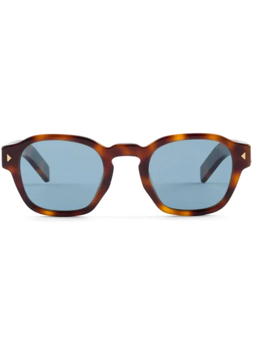 Lunettes de soleil à monture ronde - Prada Eyewear - Modalova