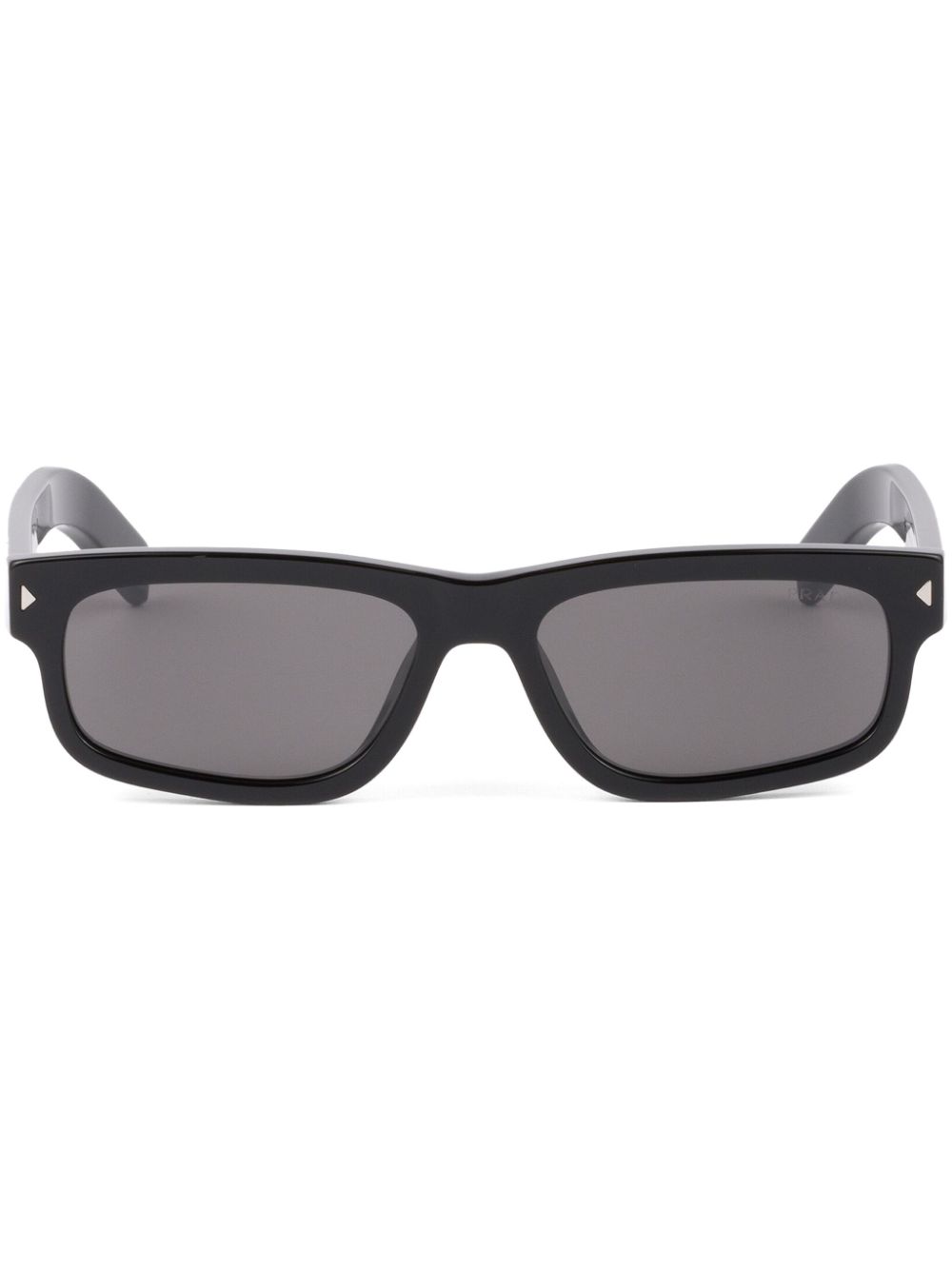 Prada Eyewear Zonnebril met rechthoekig montuur Zwart