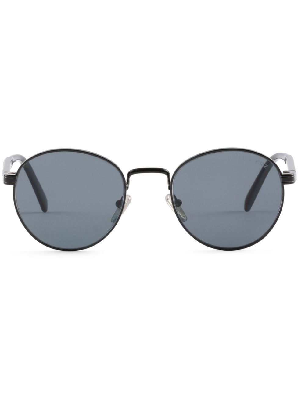 Prada Eyewear Zonnebril met rond montuur Zwart