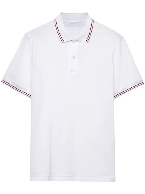 Prada polo en piqué - Blanc - Prada - Modalova