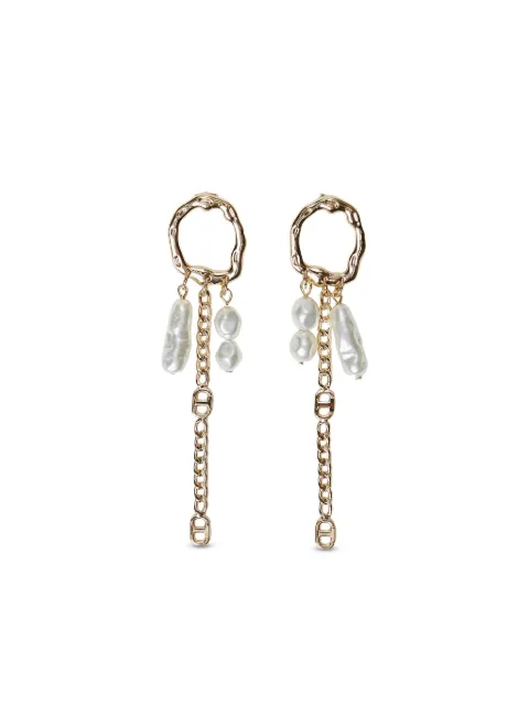 TWINSET aretes Mother of Pearl