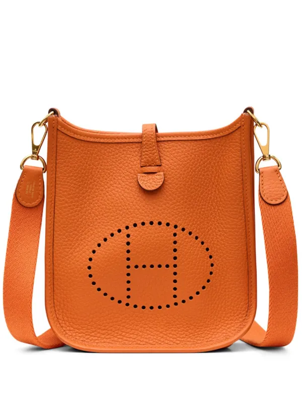 Hermès Pre-Owned 2023 Evelyne TPM Shoulder Bag Orange FARFETCH IN