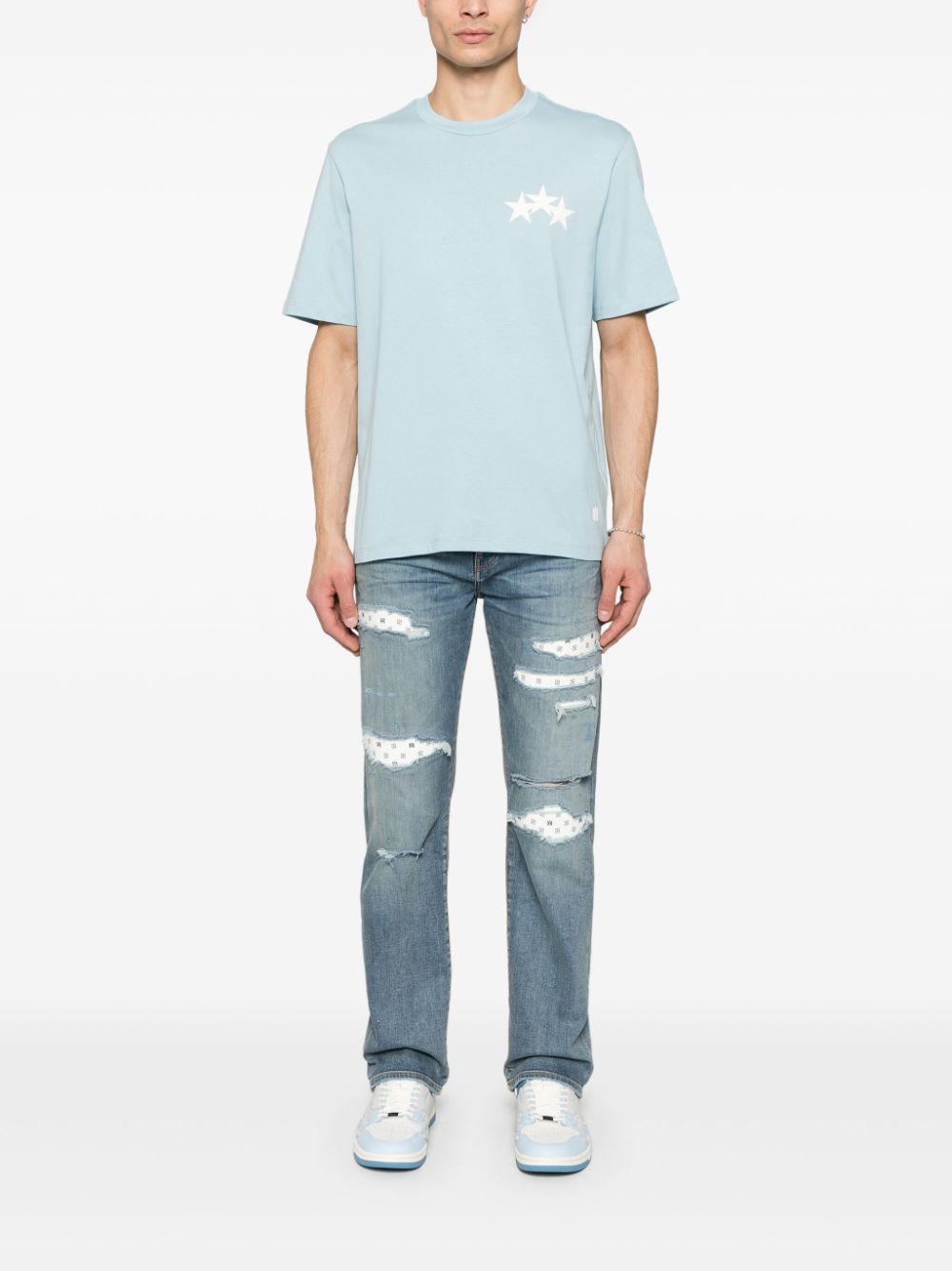 AMIRI Three Star T-shirt - Blauw