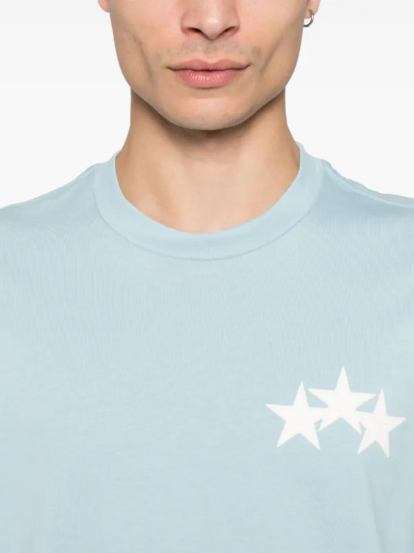 【関税込み】AMIRI ブルー Three Star Tシャツ AMIRI Three Star T-shirt | Blue | FARFETCH GE
