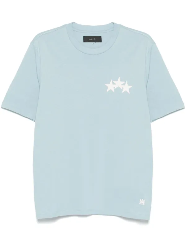 【この夏ほしい！】AMIRI ブルー Three Star Tシャツ AMIRIのブルー Three Star Tシャツがセール中