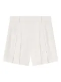A.L.C. Charles pleated tailored shorts - White