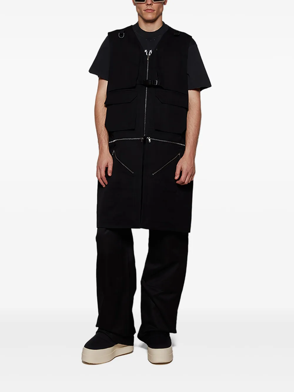 Rick Owens Porterville Utility gilet Zwart