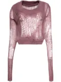 Rick Owens Spider Banana sweater - Pink