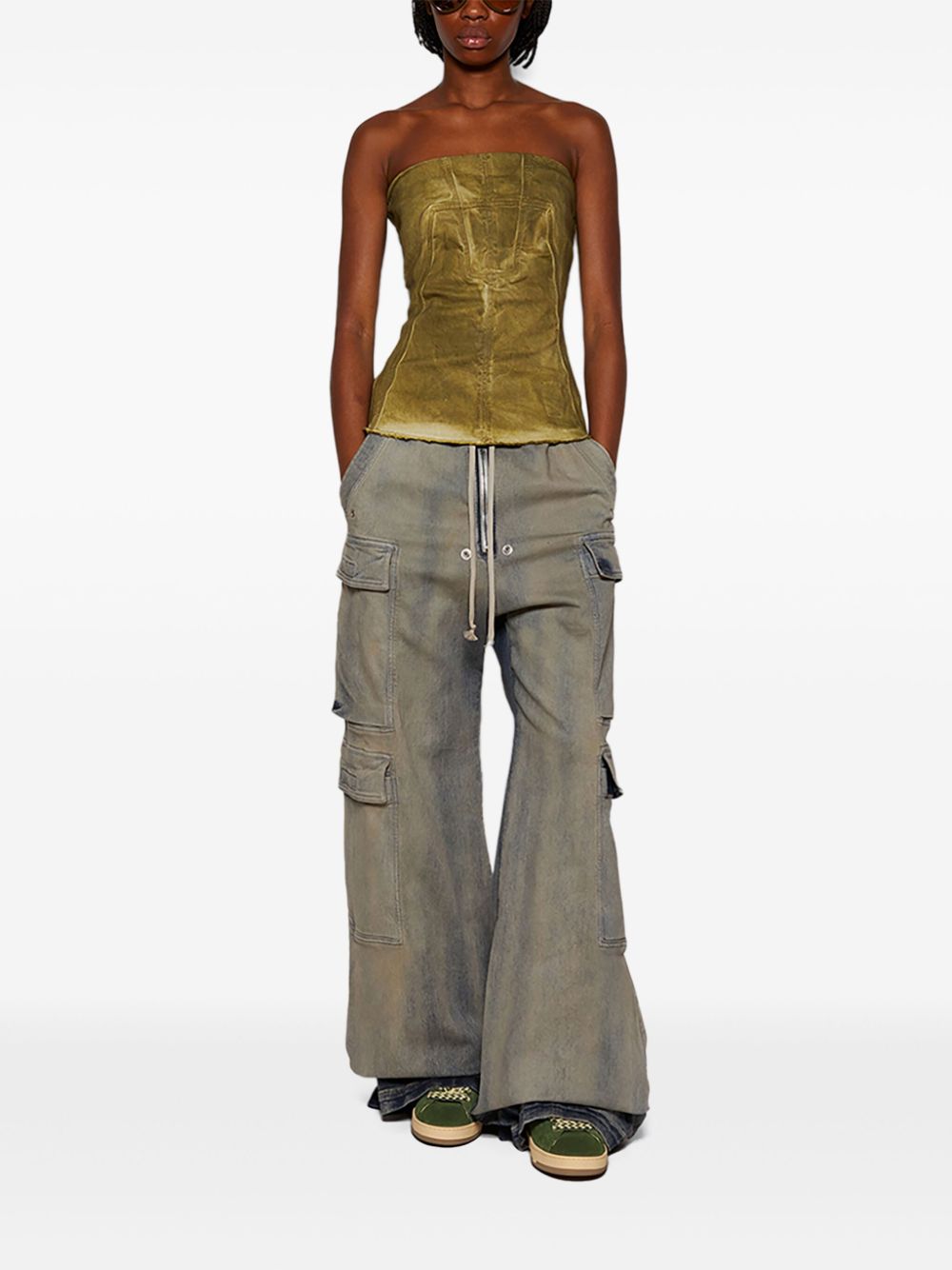 Rick Owens DRKSHDW Porterville top - Groen