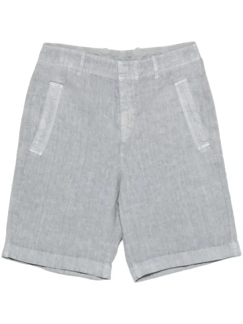 Eleventy short en lin - Gris - Eleventy - Modalova