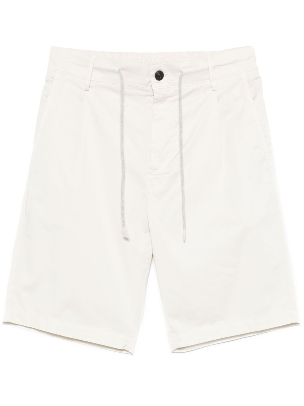 Eleventy pleat-detail shorts - Neutrals