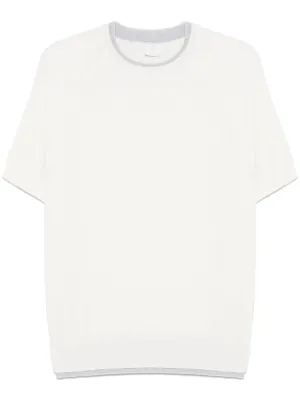 [ELEVENTY] コットン Tシャツ ホワイト Eleventy Cotton T-shirt | White | FARFETCH JO