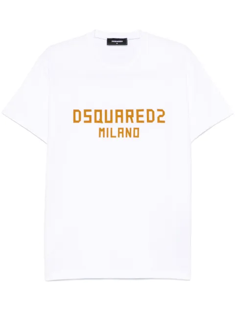 DSQUARED2 flocked-logo T-shirt