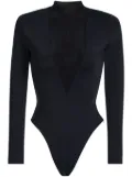 SER.O.YA Jackie mesh bodysuit - Black