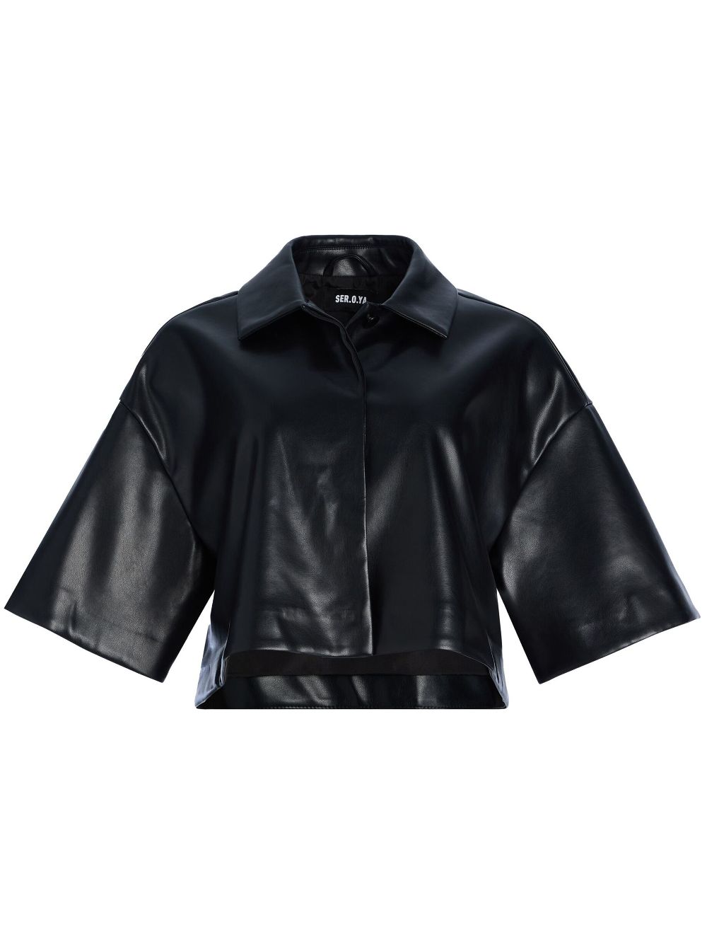 SER.O.YA Adi cropped jacket - Black