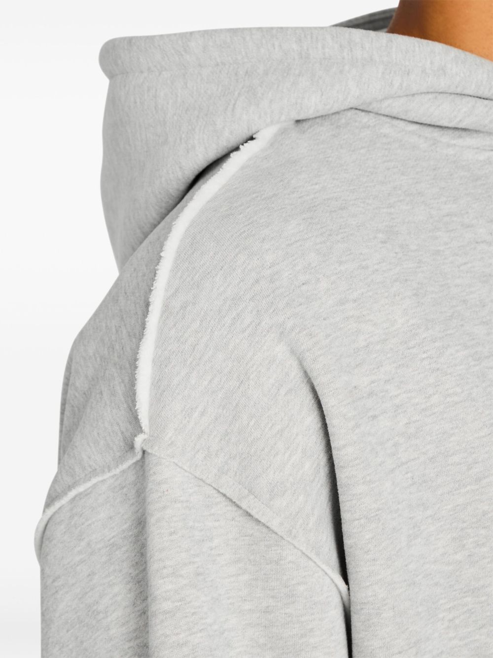 Shop Ser.o.ya Mack Fleece Hoodie In Grey