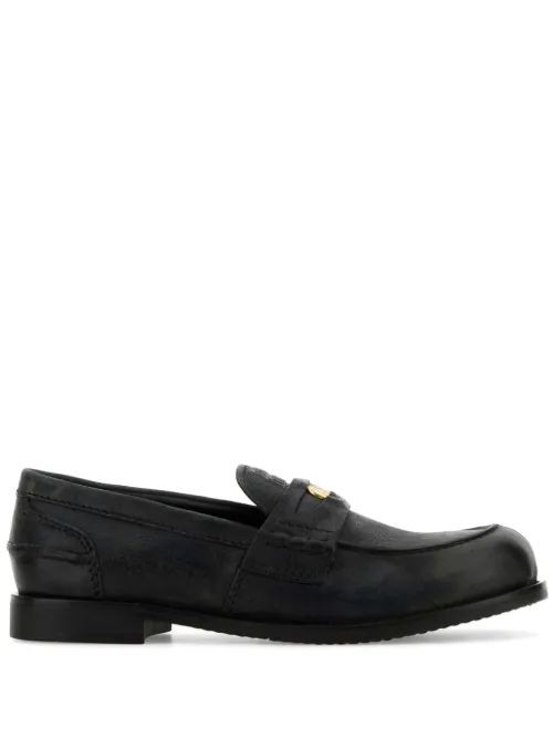Miu Miu mocassins Slate - Noir - Miu Miu - Modalova