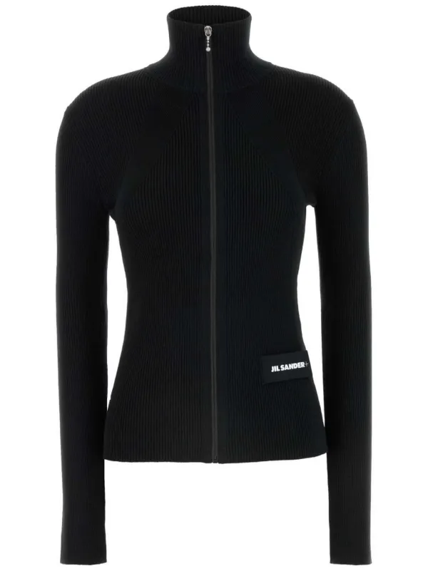 JIL SANDER ニットカーディガン Jil Sander ニット カーディガン | ブラック | FARFETCH JP