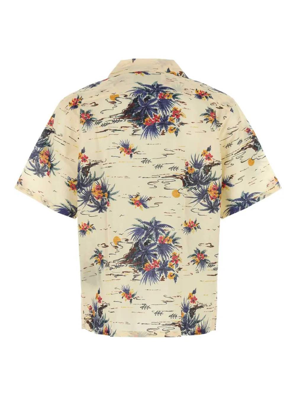 Prada landscape-print shirt - Beige