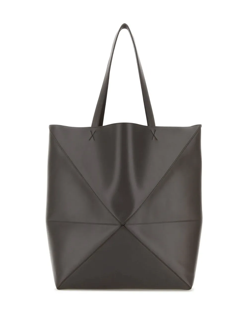  Loewe Xl Puzzle Leather Tote Bag - Grey 