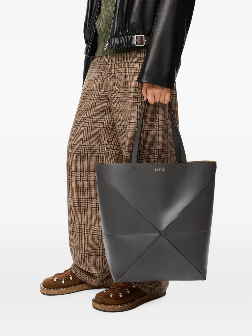 LOEWE XL Puzzle shopper Grijs
