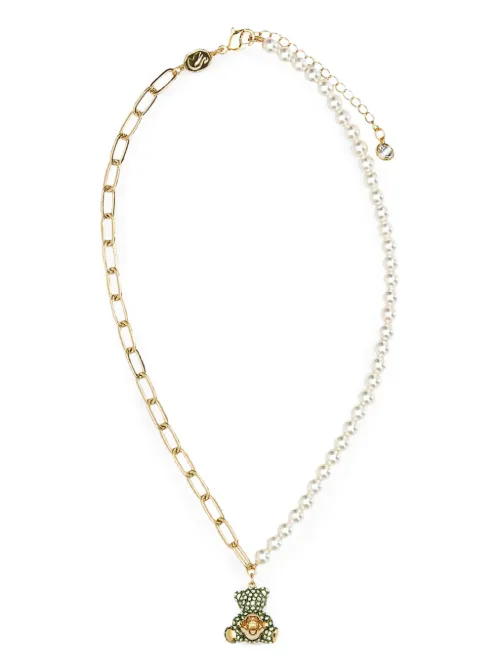 Swarovski collier Teddy - Or - Swarovski - Modalova