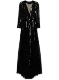 Saiid Kobeisy sequin long dress - Black