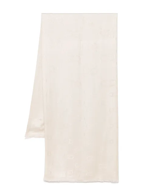 LIU JO mascada con logo en jacquard