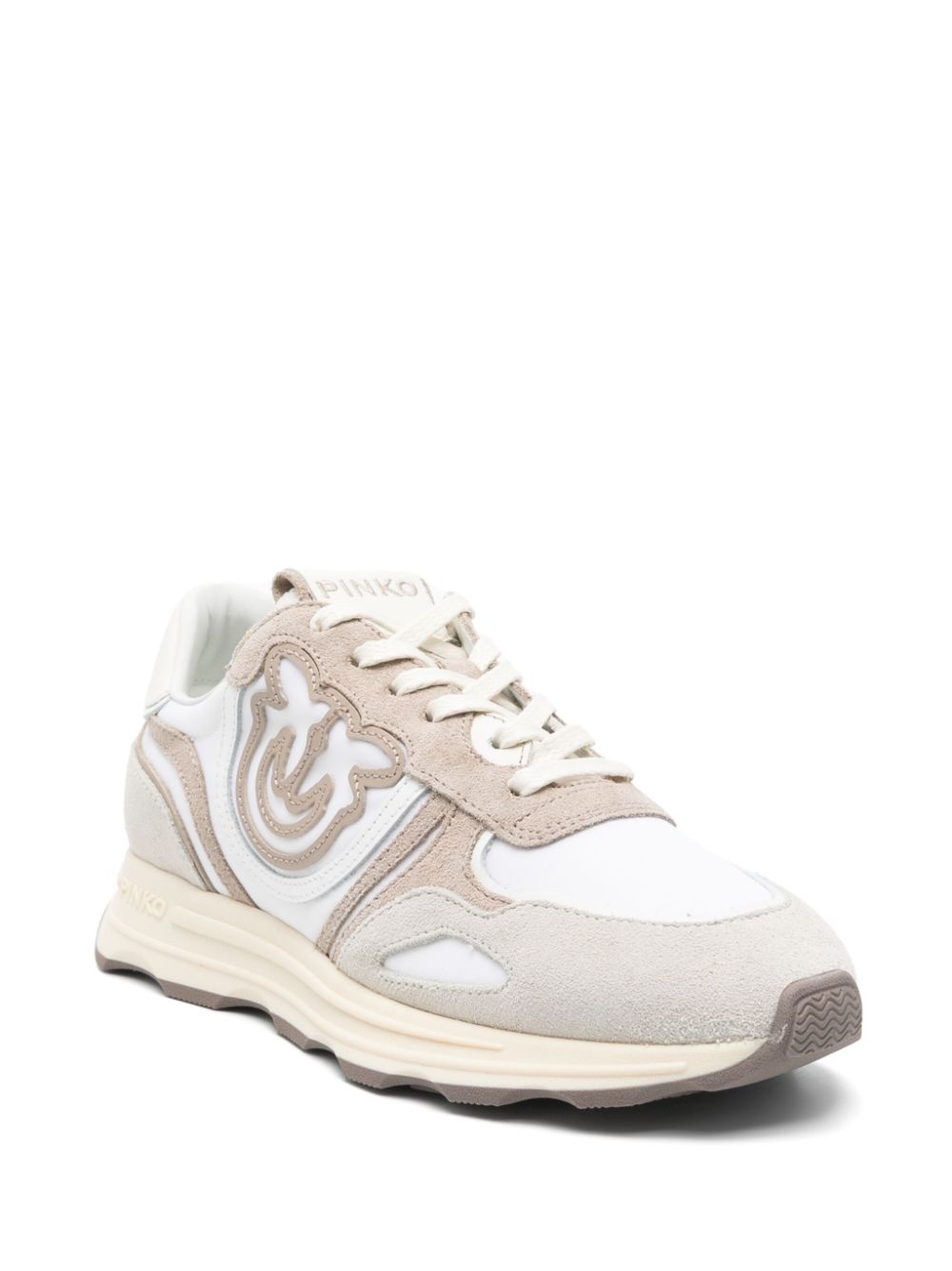 PINKO colourblock sneakers - Beige