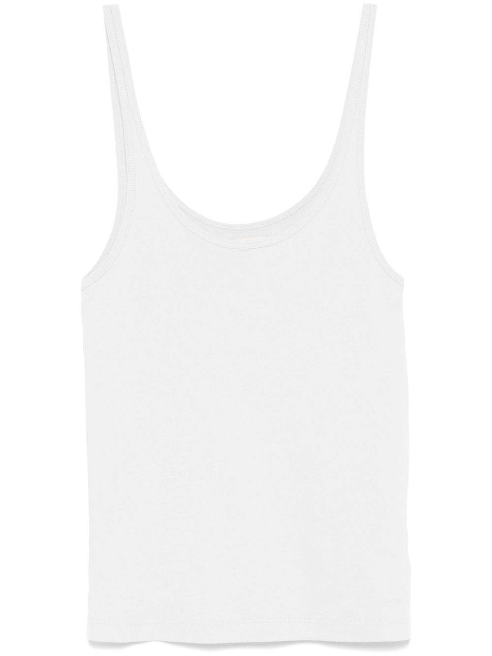 organic cotton scoop tank top