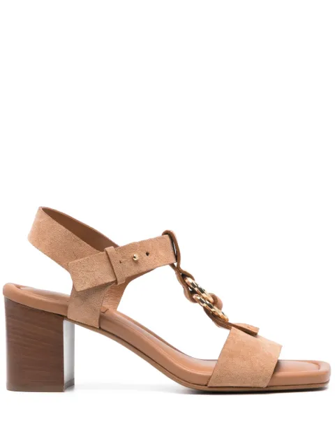 Ulla Johnson sandalias de gamuza con tacón de 75mm