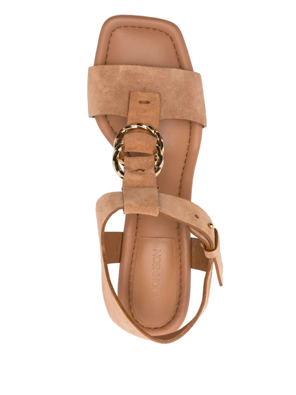 Ulla Johnson 75mm suede sandals Brown