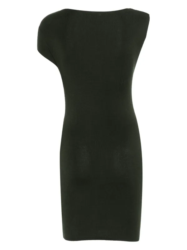 cap sleeve mock neck slim knit midi dress Womens High Neck Cap Sleeve Midi Dress Black Ponte