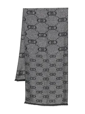 スカーフ LIU JO Woman Scarf Black 2A5011T0300 22222 8056255450833---