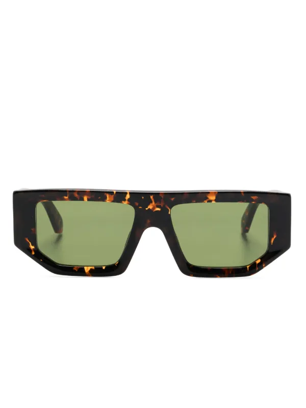 Off-White Eyewear Vancouver サングラス | ブラウン | FARFETCH JP