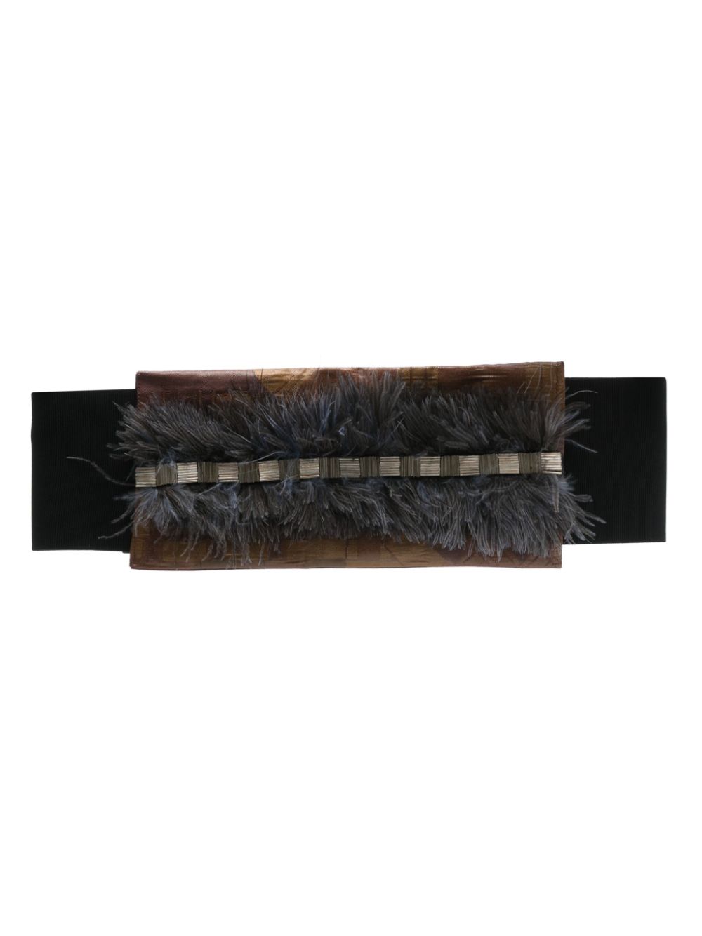 fringe-detail belt