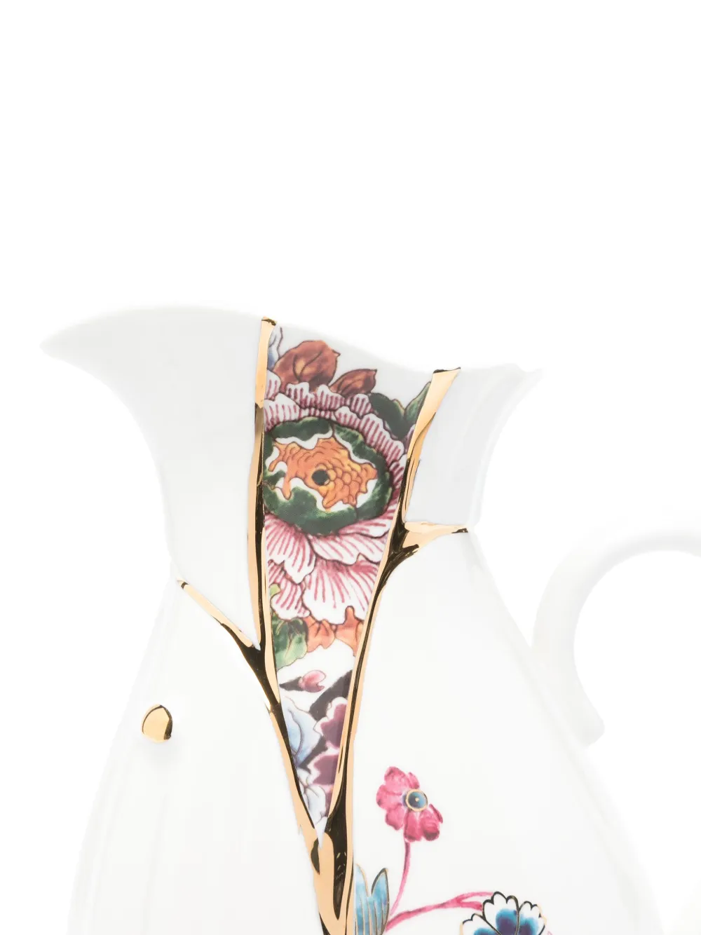 Seletti Kintsugi Vase In White
