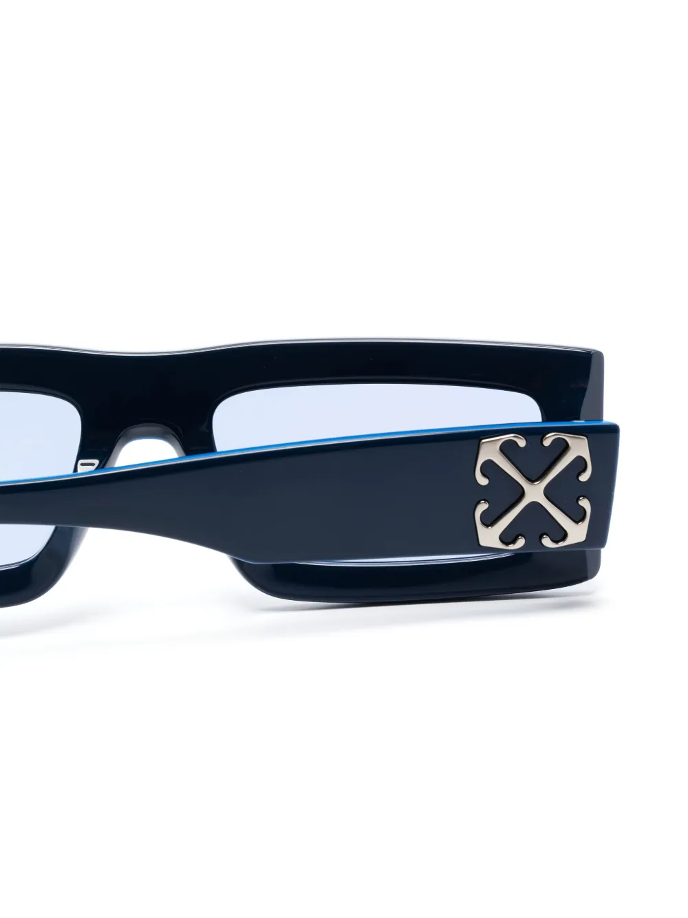 Off-White Laurel zonnebril Blauw