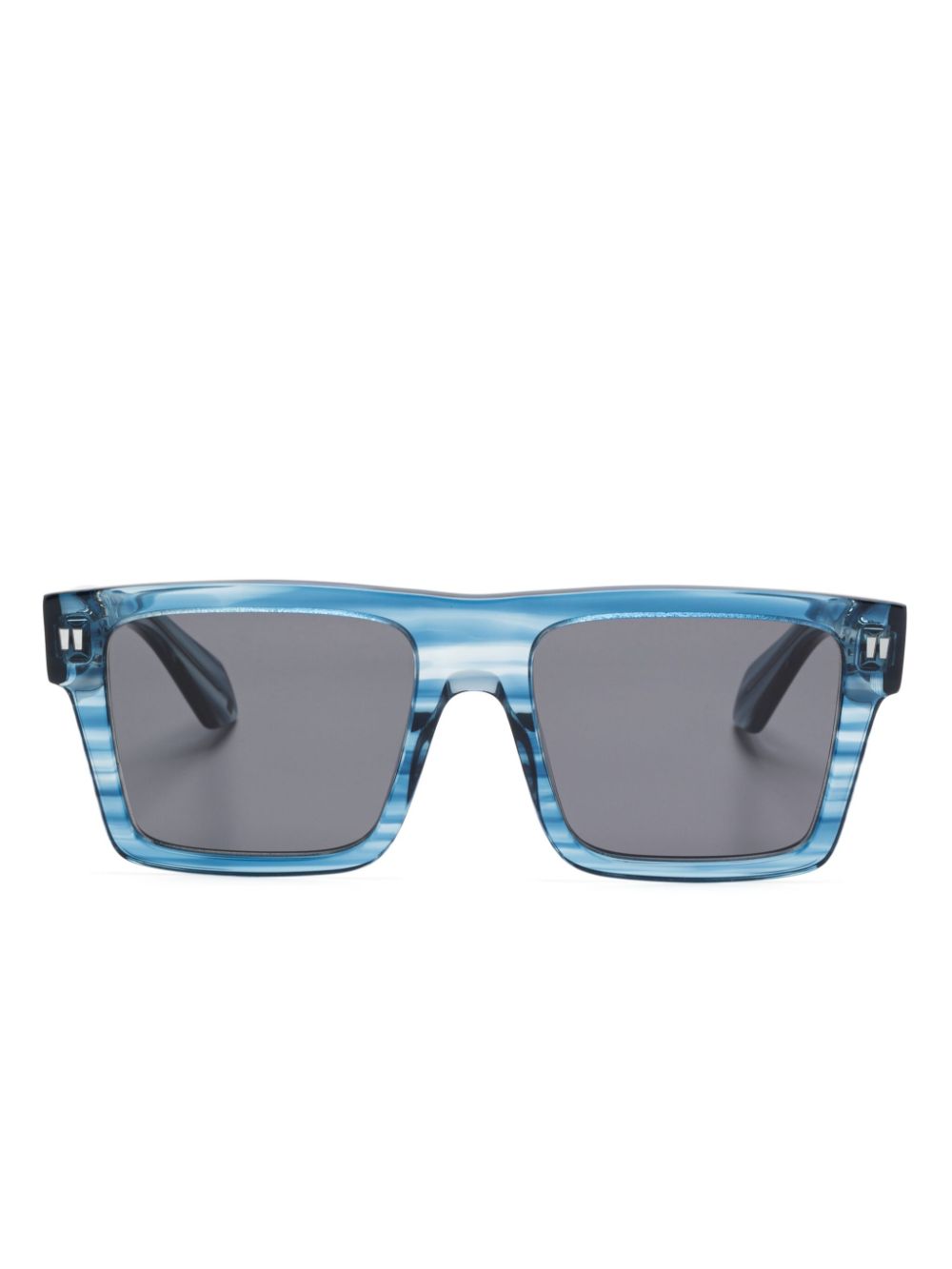 Off-White Lawton zonnebril Blauw