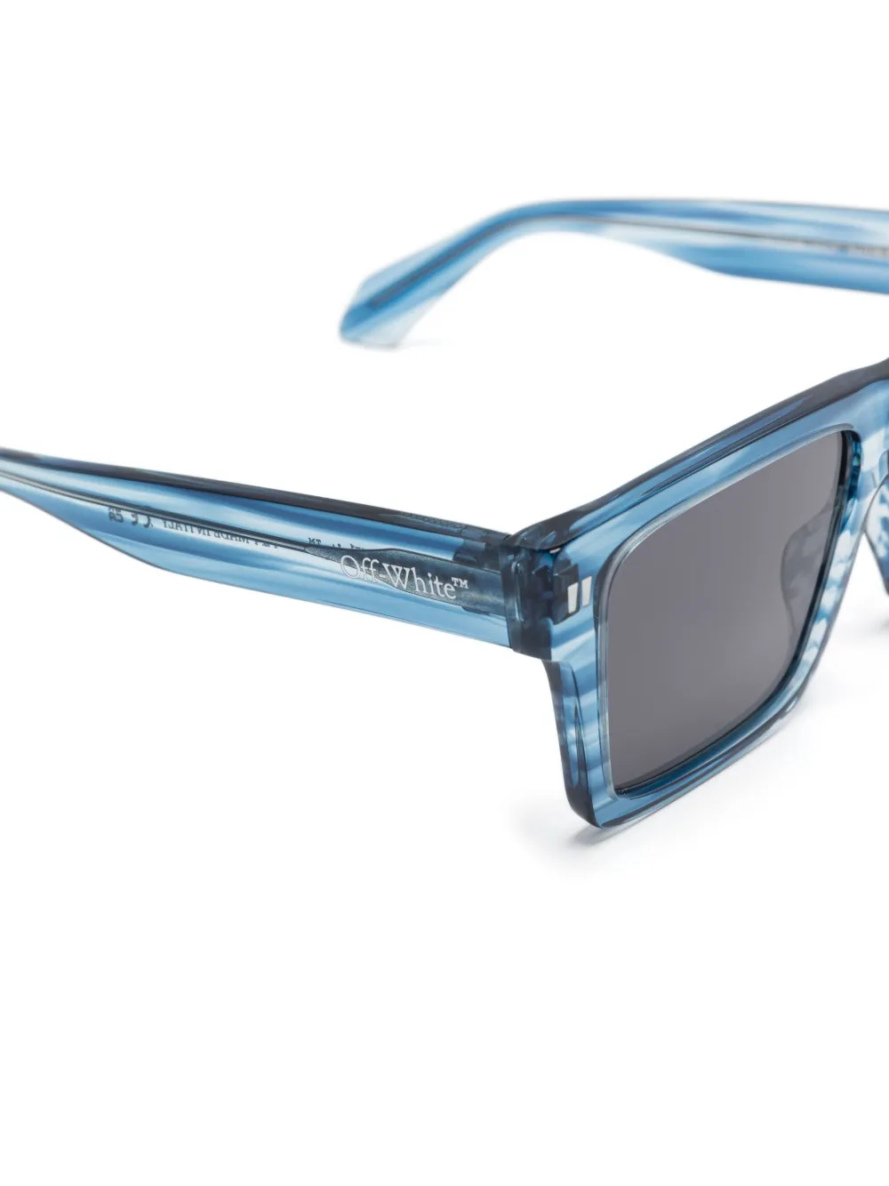 Off-White Lawton zonnebril Blauw