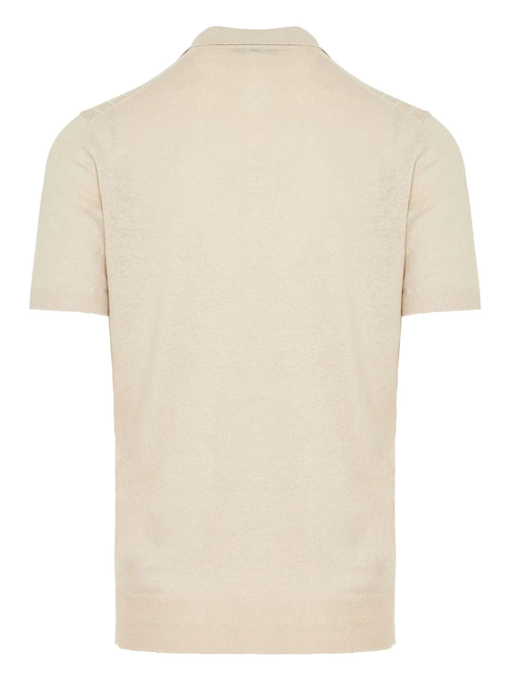 Corneliani Linnen poloshirt - Beige