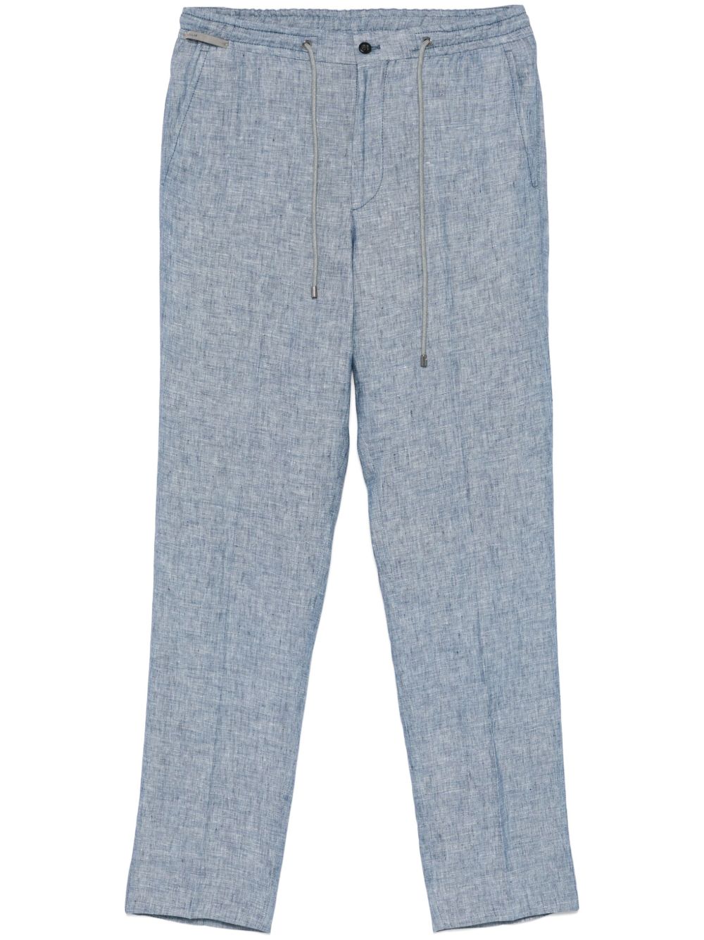 Corneliani Broek met toelopende pijpen Blauw