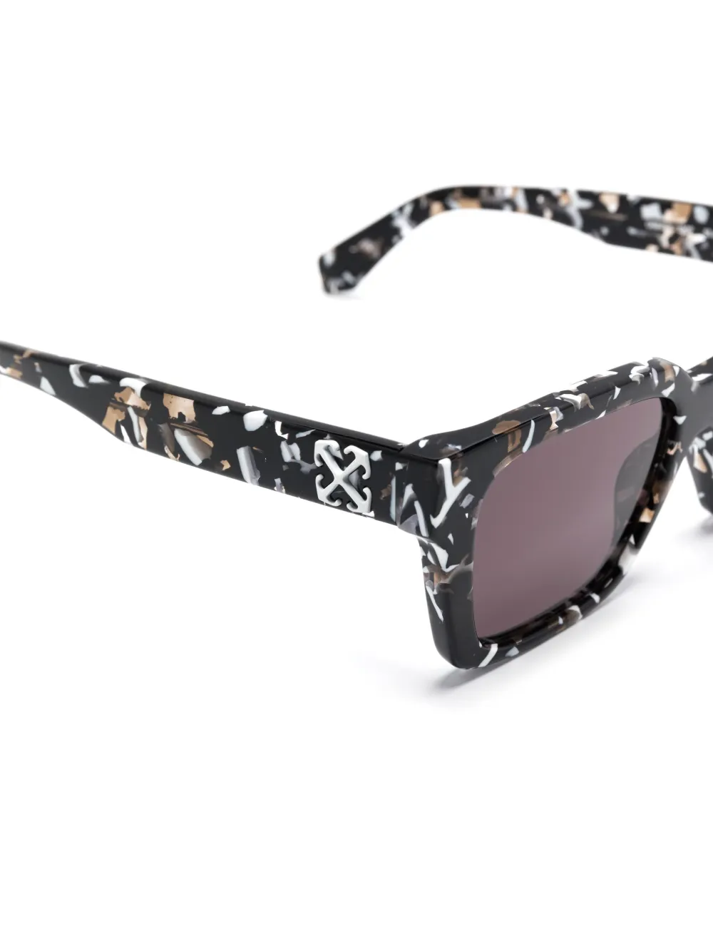 Off-White Branson zonnebril Zwart