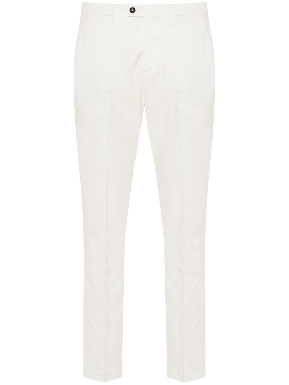 Corneliani pressed-crease trousers - White