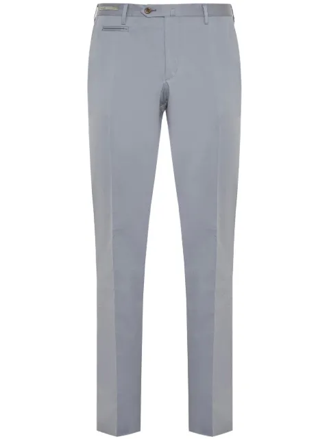 Corneliani pressed-crease tapered trousers