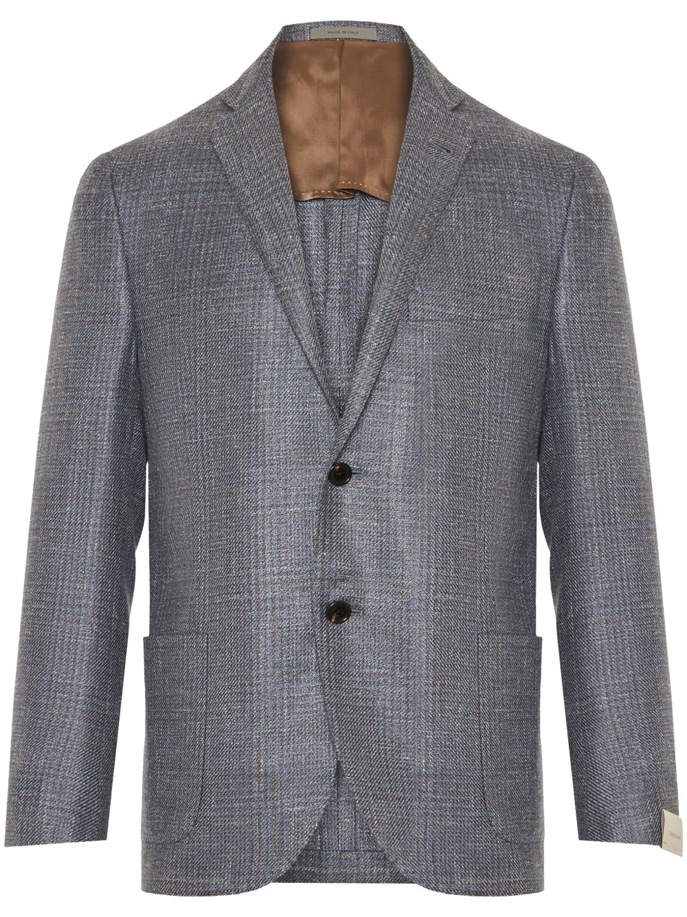 Corneliani Blazer met enkele rij knopen Blauw