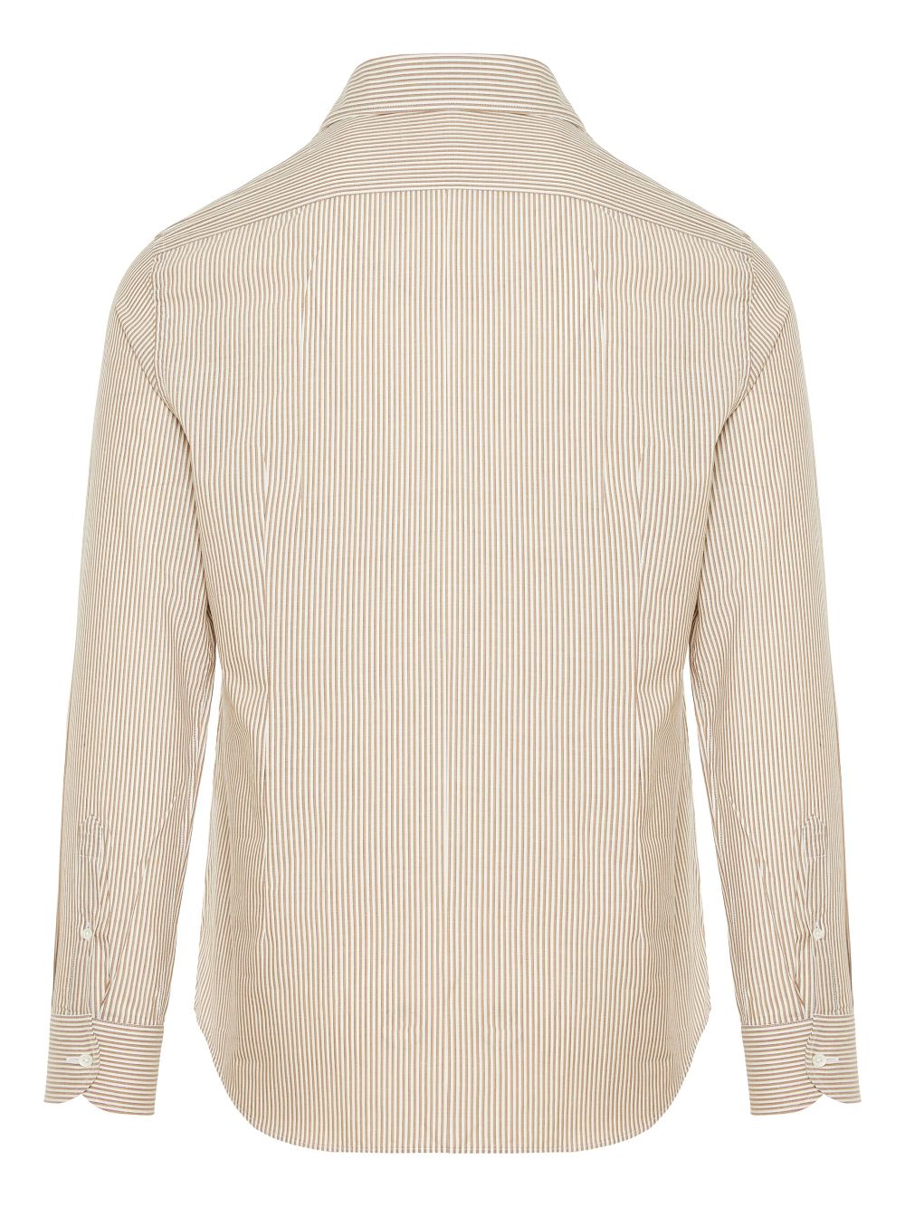 Corneliani striped button-up shirt - Beige