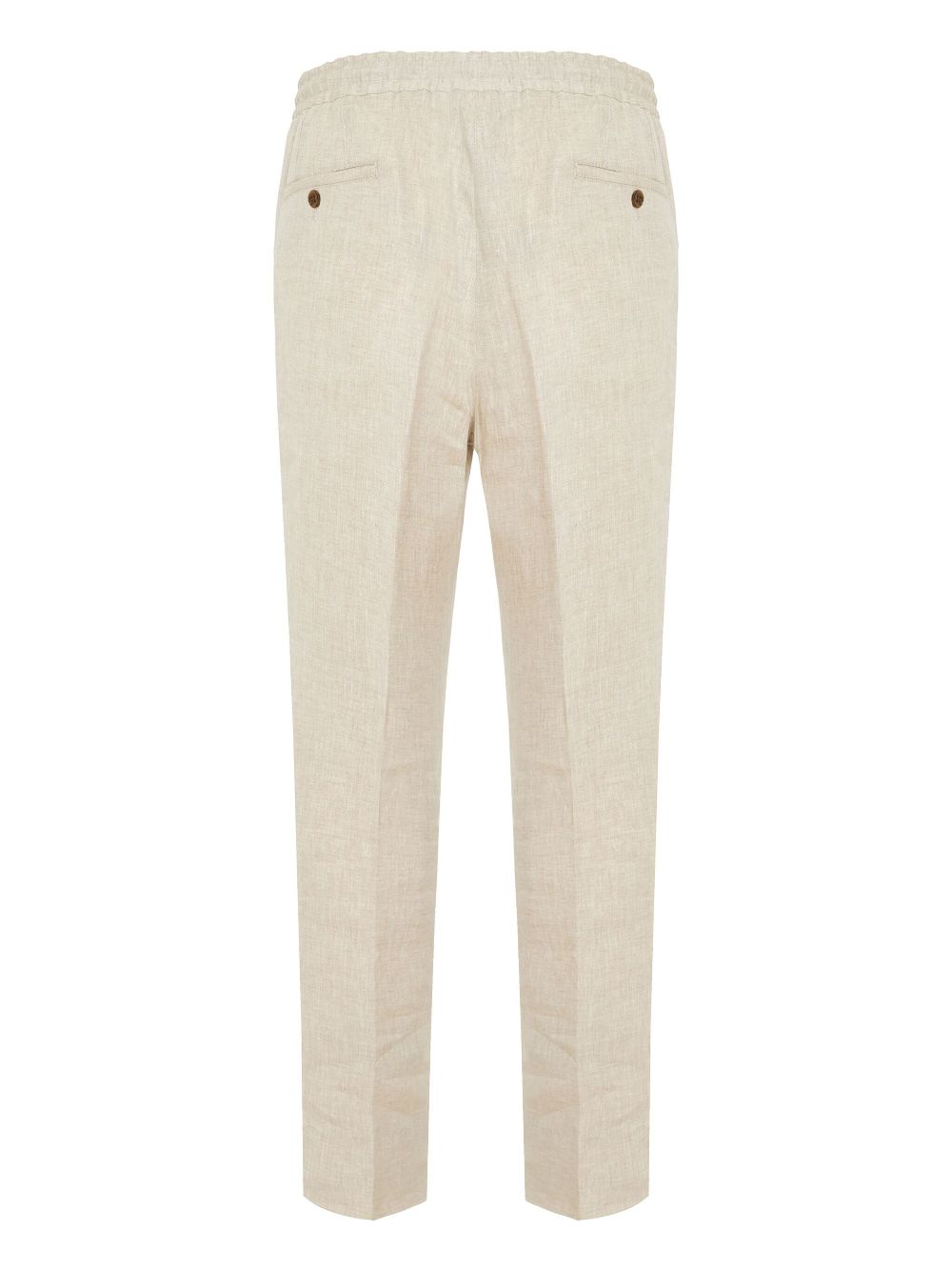 Corneliani drawstring linen trousers - Beige