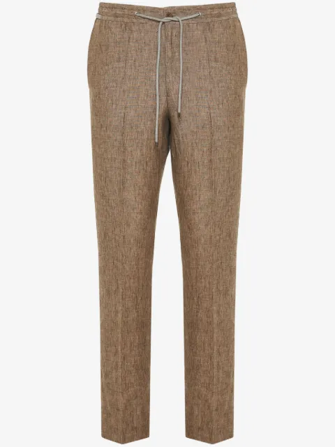 Corneliani pantalones con cordones en la pretina