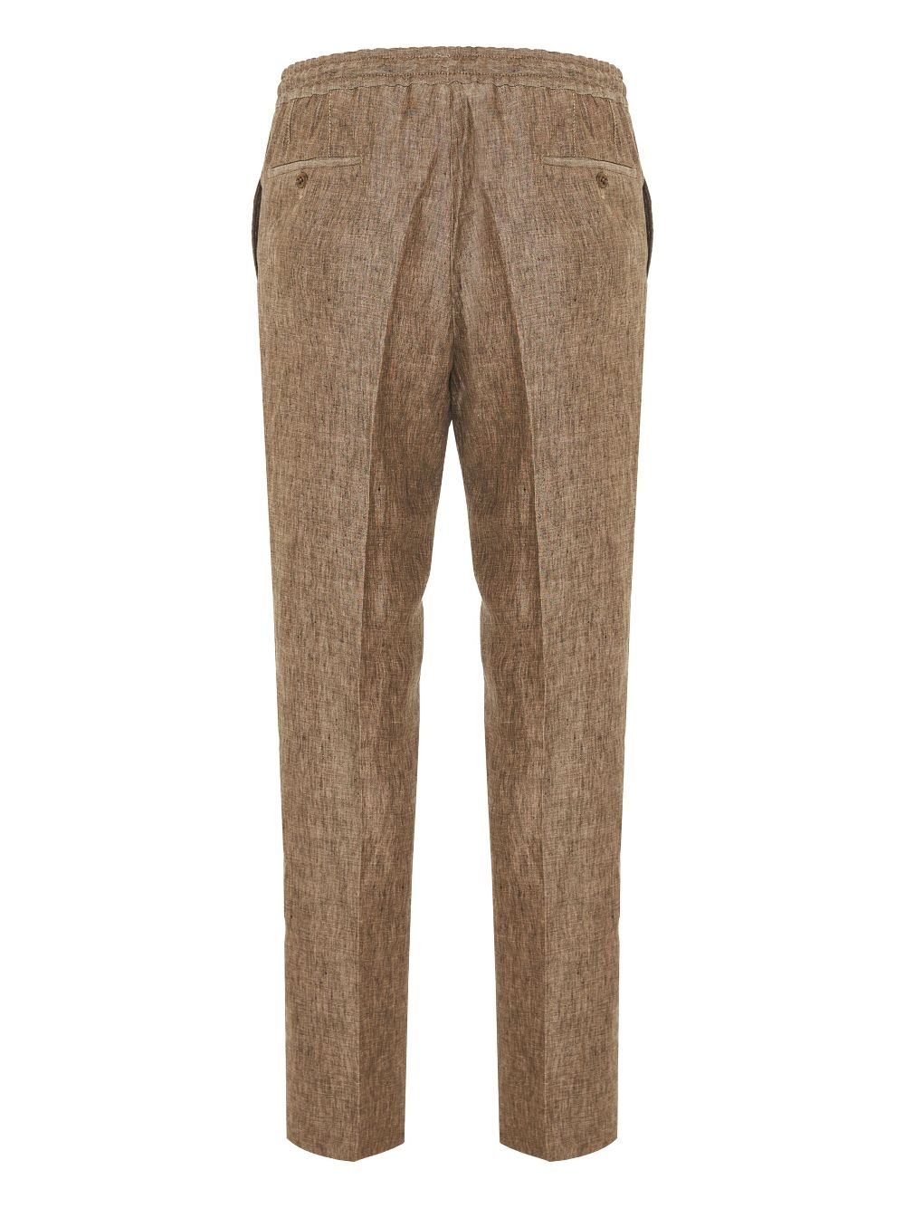 Corneliani Linnen broek - Bruin